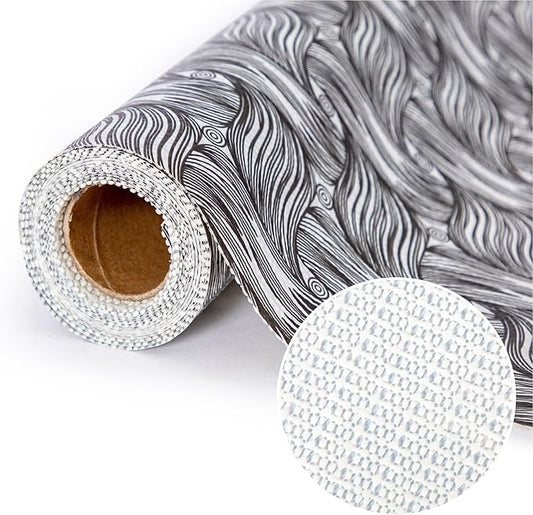Cabinet Liners 5Rolls 18 x 96 Inch Wide Non Adhesive Kitchen Drawer Liner by DwellAid