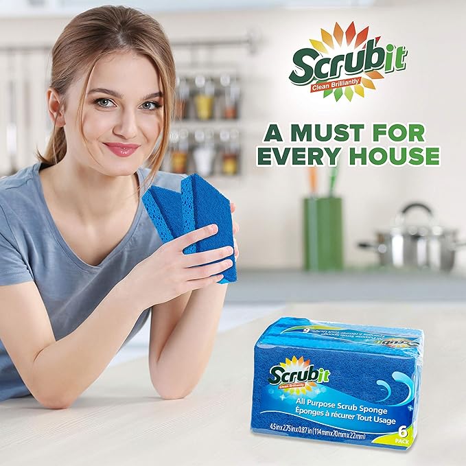 SCRUBIT Kitchen Scrub Sponges - Image 7