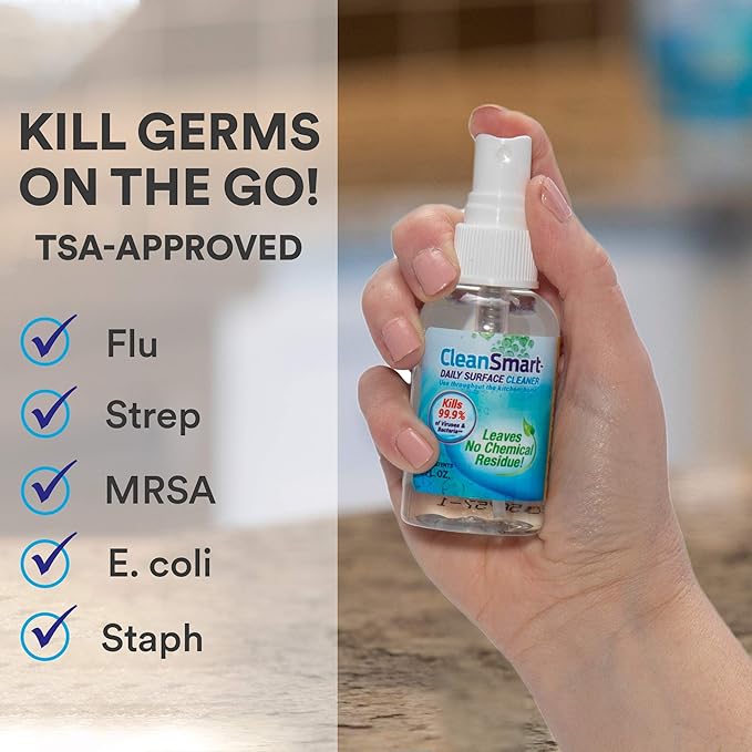 CleanSmart To Go Disinfectant Kills 99.9% of Viruses, TSA-Approved - Image 4