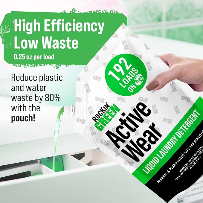 Rockin' Green Laundry Detergent, Plant based, All Natural Laundry Detergent - Image 3