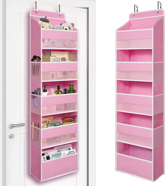 Over Door Organizer with 5 Large Pockets, Heavy Duty Hanging Organizer Storage by TYMENSH