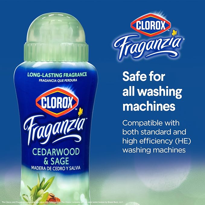 Clorox Fraganzia Laundry Scent Booster Crystals in Cedarwood & Sage Scent - Image 4