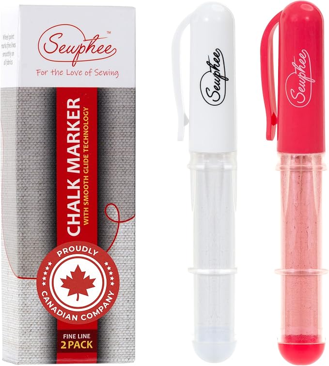 Fabric Markers for Sewing – Ergonomic Tailors Chalk Pen by Sewphee