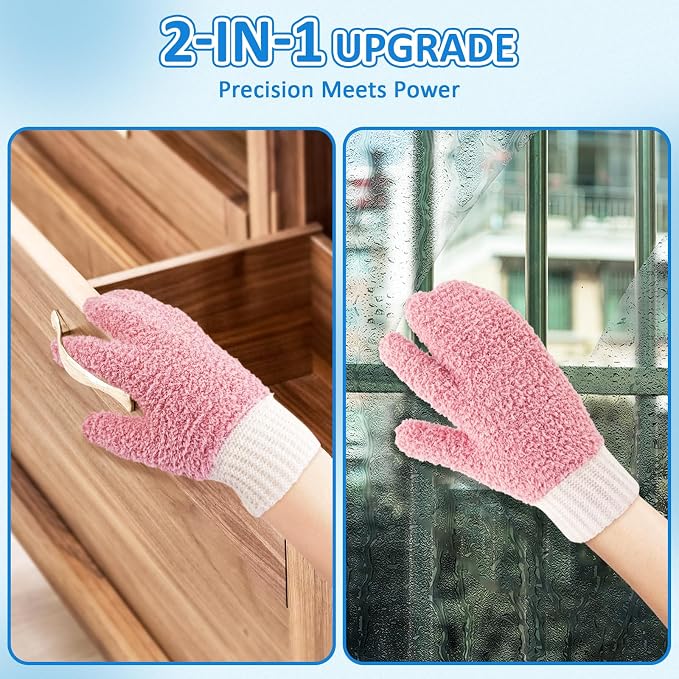 MIG4U Microfiber Dusting Gloves House Cleaning Glove - Image 9