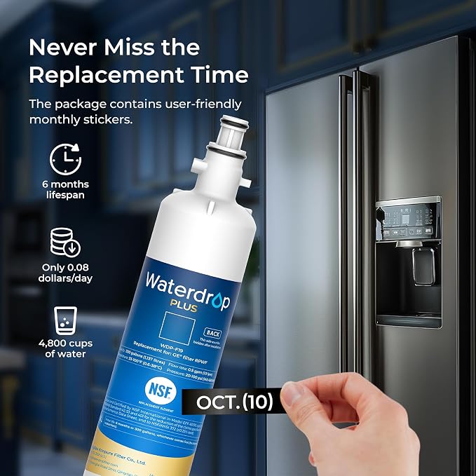 Waterdrop Plus RPWF Refrigerator Water Filter, Replacement - Image 8
