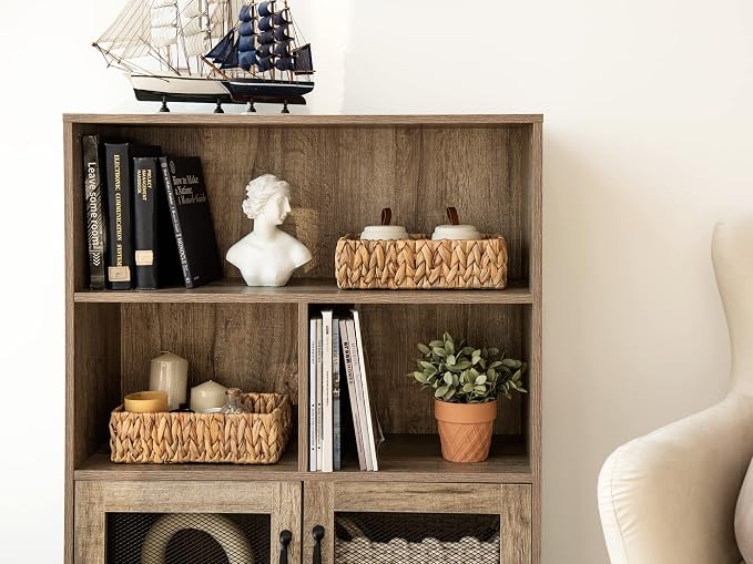 StorageWorks Water Hyacinth Baskets, Small Wicker Baskets - Image 5