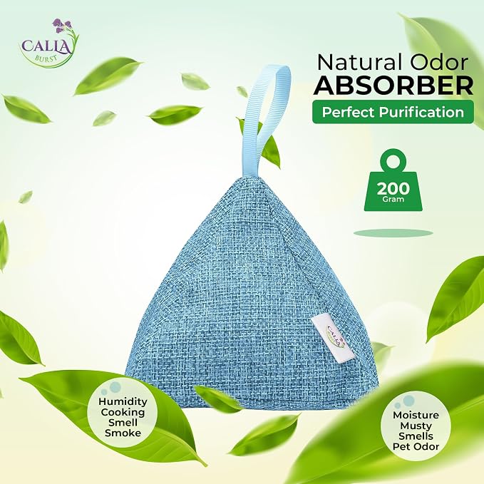 4 Pack Bamboo Charcoal Air Purifier Bags 200 Grams Each - Image 2