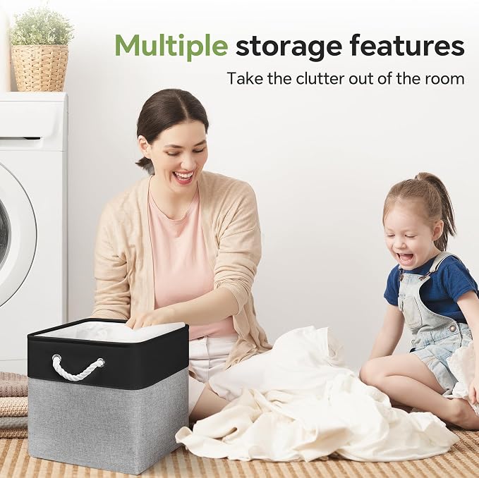 13x13 Inch Cube Storage Bins - Image 2