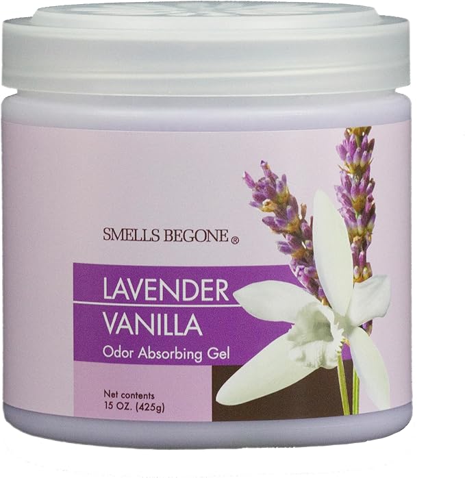 SMELLS BEGONE Air Freshener Odor Absorber Gel by SMELLSBEGONE