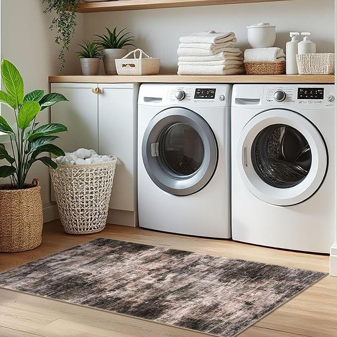 IOHOUZE Abstract Runner Rug 2x5 Ft Washable Runners - Image 7