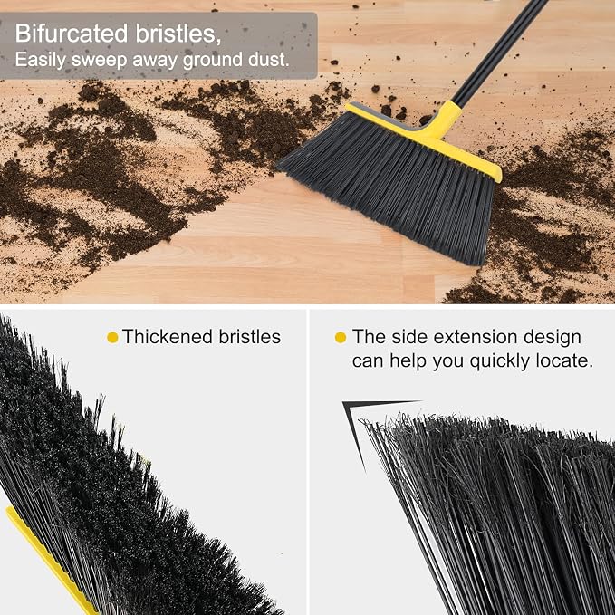 4 Packs Outdoor Broom for Floor Cleaning - Image 2