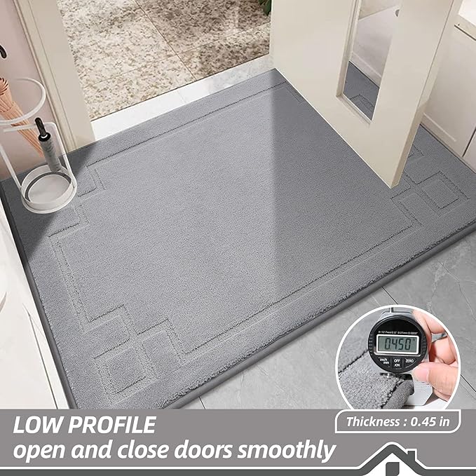 BEQHAUSE Door Mat 20" x 32", Non-Slip Door Mats Indoor Entryway Rugs Washable - Image 5