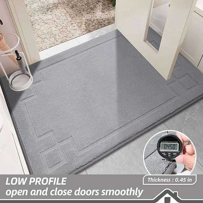 BEQHAUSE Door Mat 32" x 48", Non-Slip Door Mats Indoor Entryway Rugs Washable - Image 5