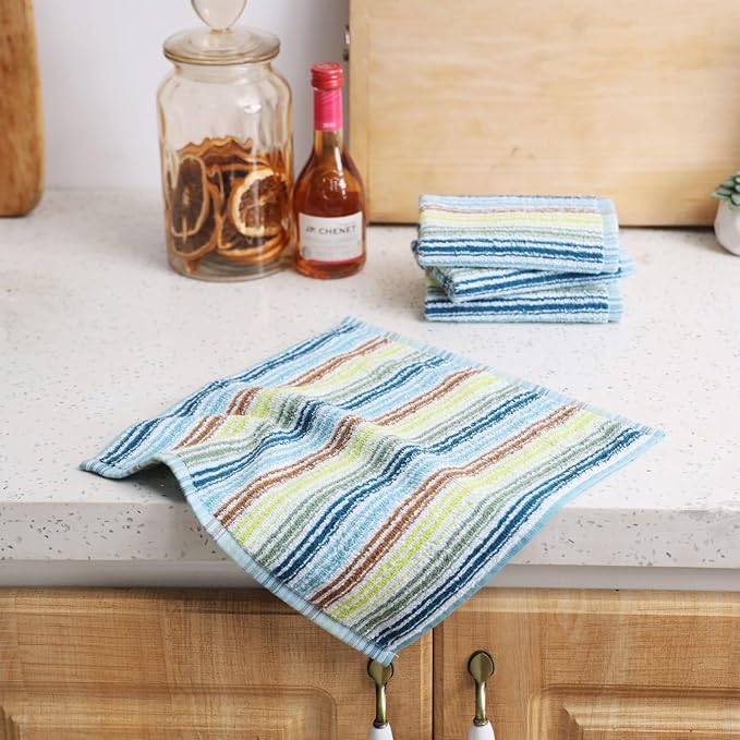 Oeleky Kitchen Dishcloths for Washing Dishes, Ultra Absorbent Dish Rags - Image 2
