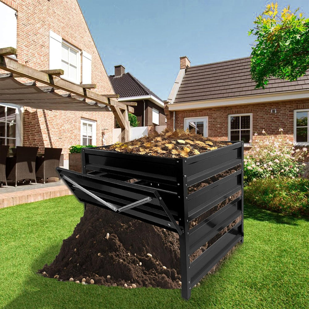 Compost Bin Outdoor - 170 Gallon Metal Wire Mesh Compost Bins