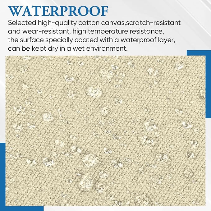 Canvas Patch 5.5 x 8 Inches 6Pcs Self-Adhesive Waterproof Canvas Patch Kit - Image 3