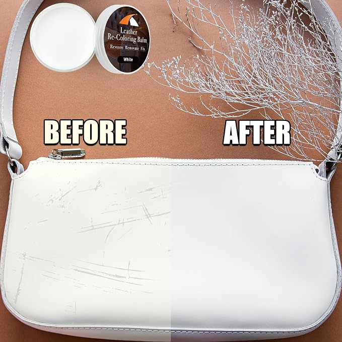 White Leather Repair Kit, Leather Dye - Image 3
