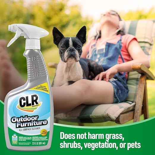 CLR Brands Outdoor Furniture Cleaner, 26 oz. Spray Bottle, Cleans Outdoor - Image 6