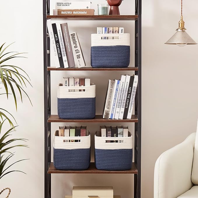 OIAHOMY 4 Pack Storage Baskets for Organizing, Basket for Shelves - Image 4