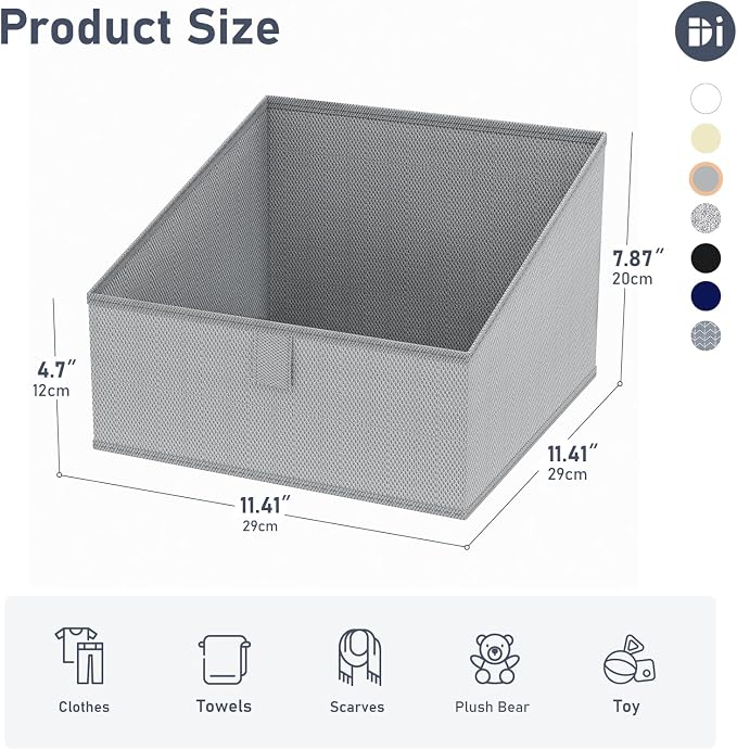 DIMJ Closet Storage Bins 8 Pack - Image 2