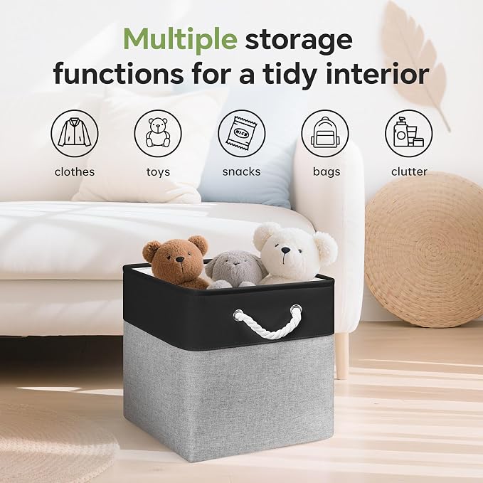 13x13 Inch Cube Storage Bins - Image 6