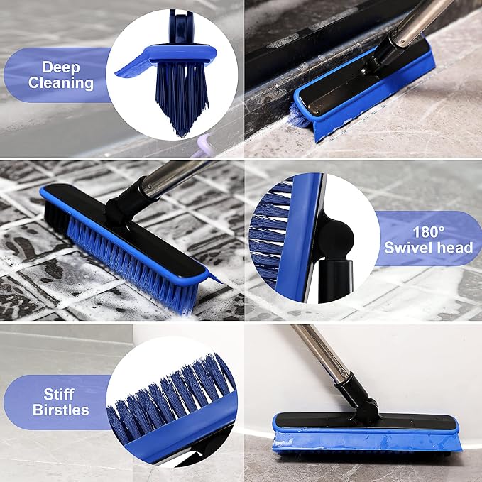 2 in 1 Floor Scrub Brush Grout Brush - Image 4