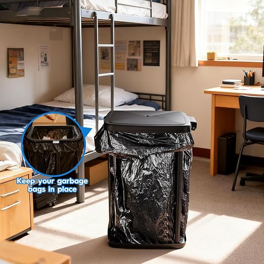 Portable Trash Bag Holder Collapsible Garbage Bin - Image 3
