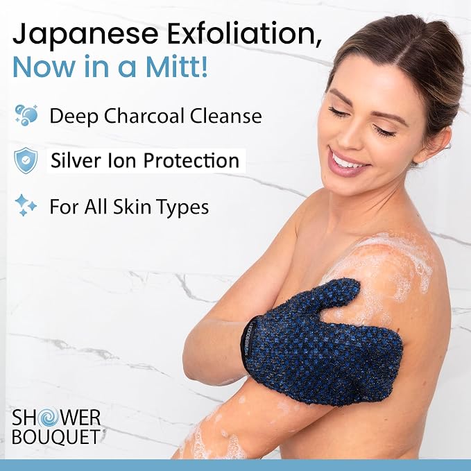 Japanese Exfoliating Mitt 2-Pack - Image 2
