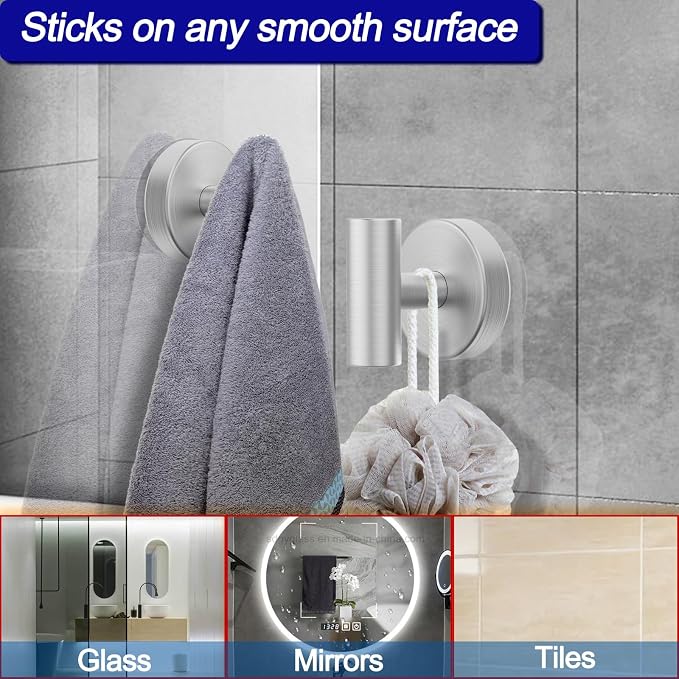 Suction Cup Hooks, Shower Hooks - Image 3