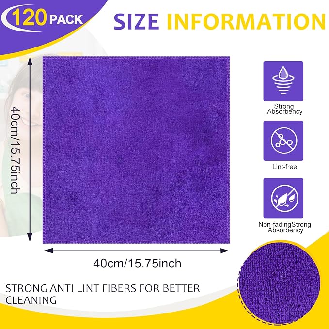 Nuenen Microfiber Cleaning Cloths - Image 4