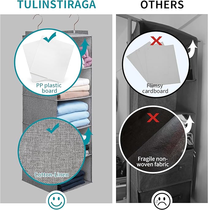 Large Hanging Sweater Organizer - Image 5
