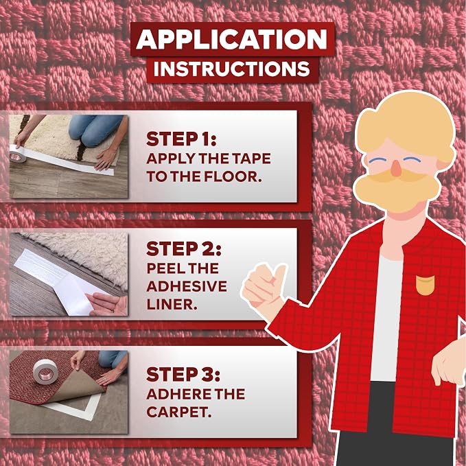 XFasten Double Sided Carpet Tape - Image 7