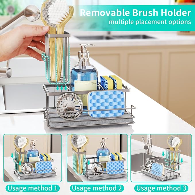 HapiRm Sink Caddy Sponge Holder - Image 3