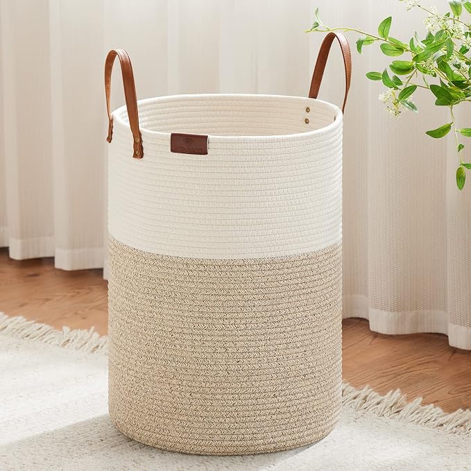 VIPOSCO Tall Laundry Basket, Large Dirty Clothes Hamper by VIPOSCO