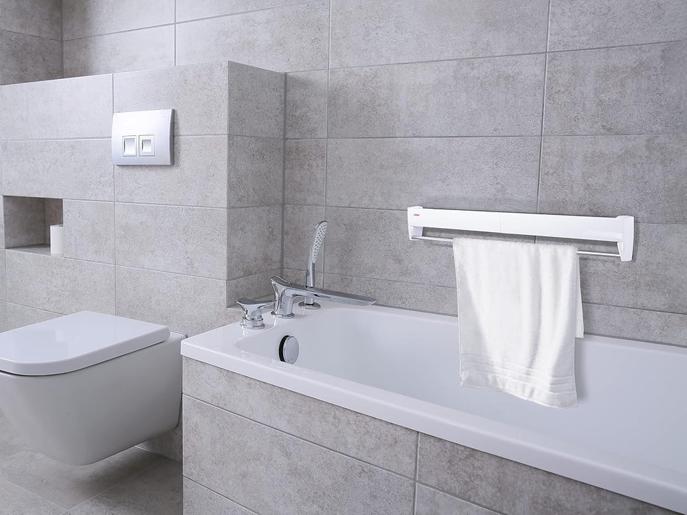 Leifheit Wall Dryer Telegant 36 Protect Plus, Space Saving Wall Mounted Cloth...