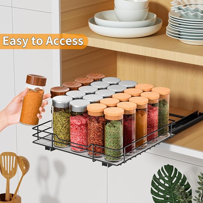 RCHYFEED Pull Out Spice Rack Organizer - Image 6