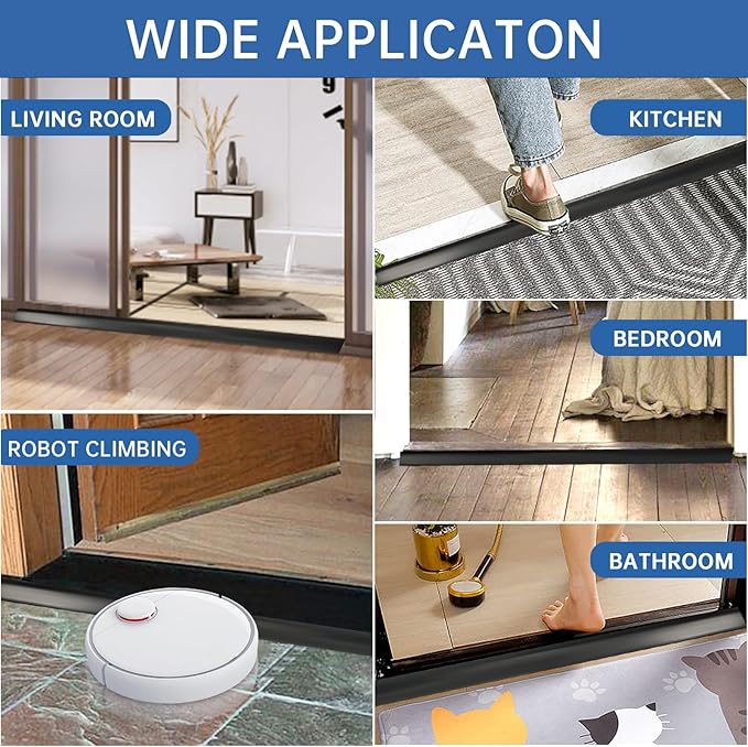 Vinyl Door Threshold Flooring Transition Strip Self Adhesive Carpet Edging Strip - Image 5