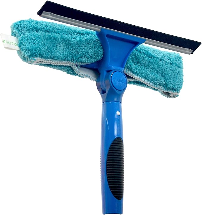 EVERSPROUT Swivel Squeegee & Microfiber Glass Window Scrubber, Light-Weight by EVERSPROUT