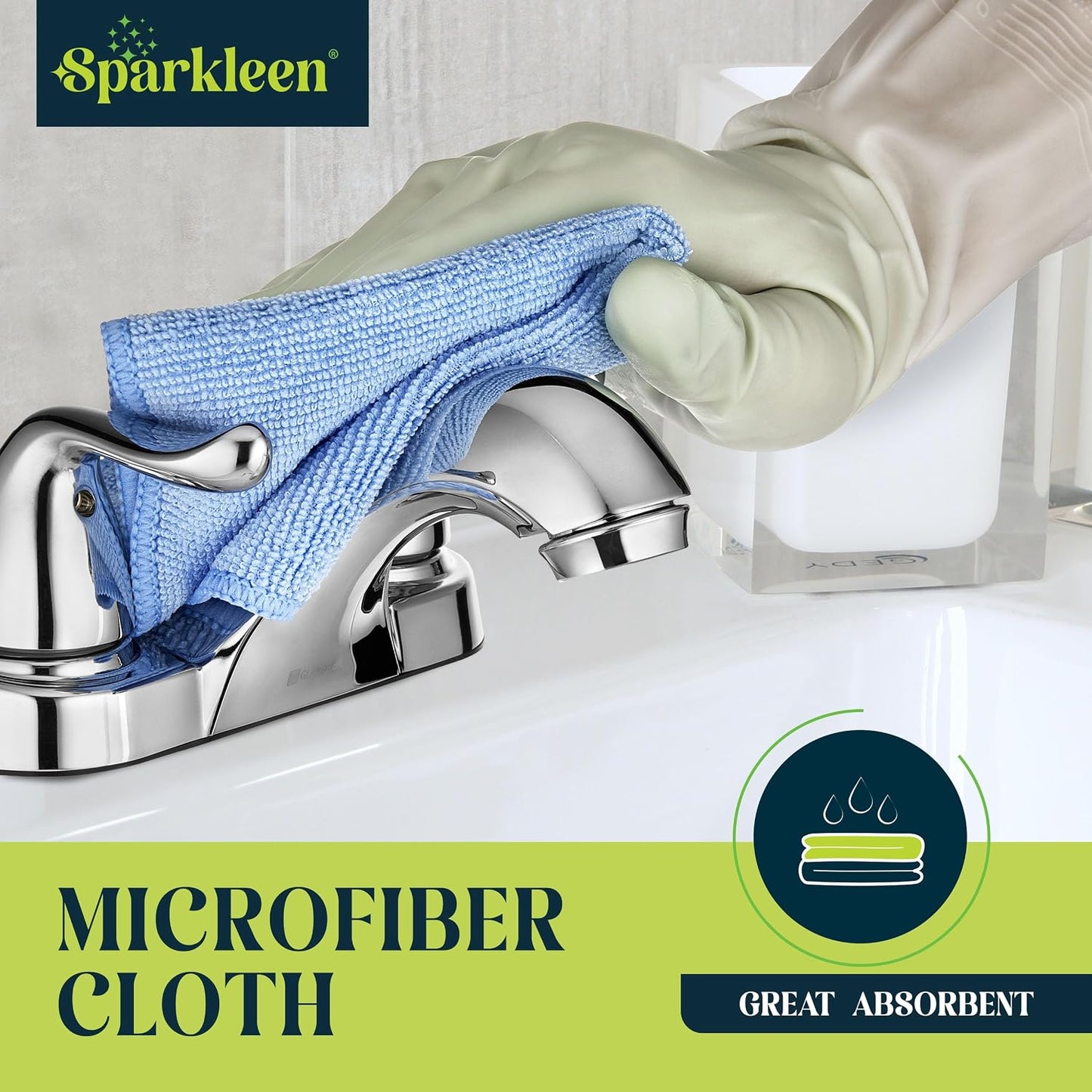 Mrs. Meyers Multi-Surface All Purpose Cleaner Set, Multi-Purpose Cleaner 2 Pack Spray and Cloth Set Bundle for Bathroom, Living Room or Bedroom, 16 oz, Lemon Verbena