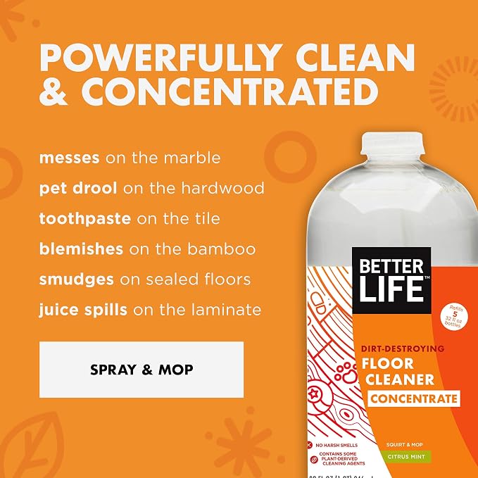Better Life Floor Cleaner Concentrate- Liquid Multipurpose Cleaner - Image 3