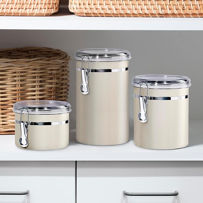 Oggi Stainless Steel Kitchen Canister 26 fl oz, Food Storage, Pantry Storage. - Image 6