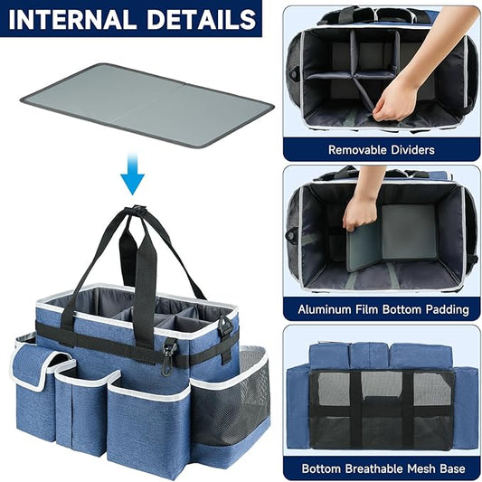 Cleaning Caddy, Cleaning Bag for Housekeepers, Cleaning Supplies Organizer - Image 2