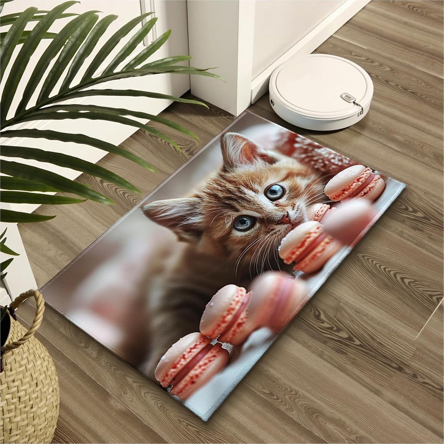 Custom Bathroom Rug Personalized Bath Mat with Photo Logo Text Non Slip Soft Washable Bath Rug for Bedroom Living Room Kitchen Entryway Home Decor 32x20 Inch