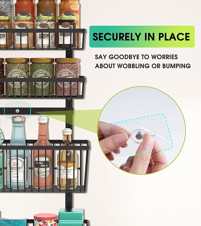 9-Tier Over The Door Pantry Organizer, Pantry Storage and Organization - Image 6