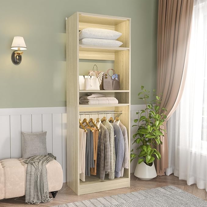 Unikito 25” Closet System, Freestanding Closets Organizer Wardrobe - Image 3