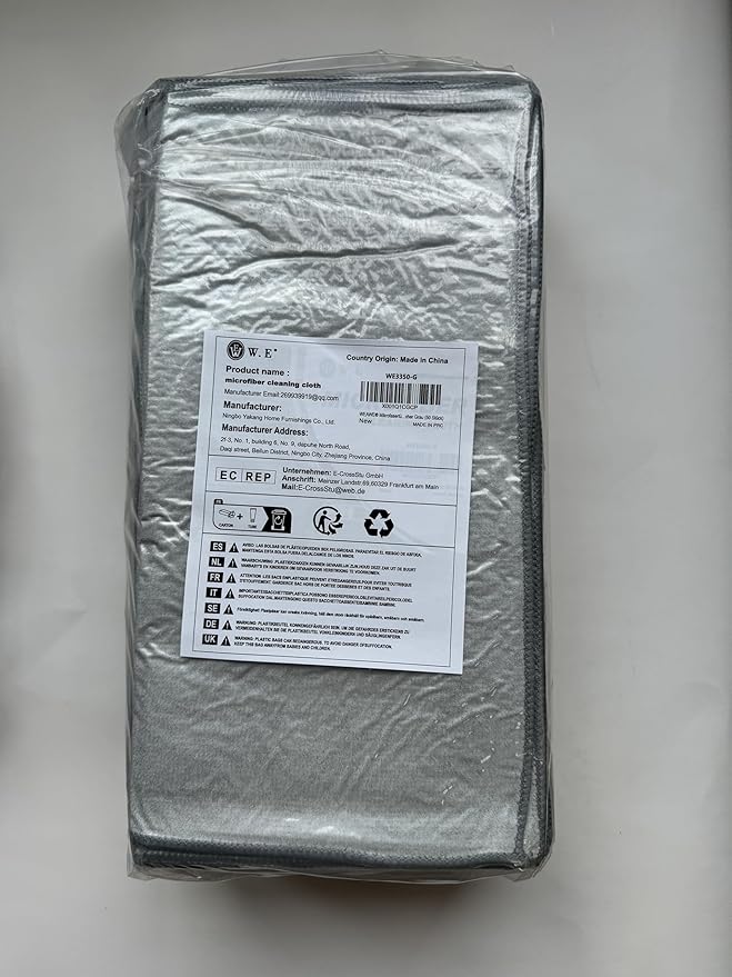 Microfiber Cleaning Cloth Grey-50Pcs 2100 Series Ultra Soft Highly Absorbent - Image 7