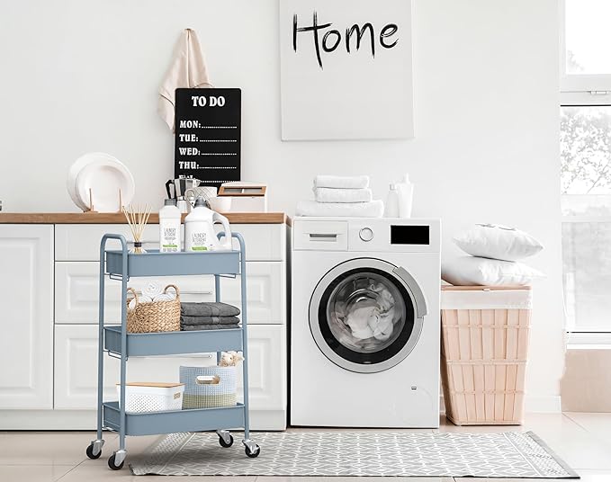 CAXXA 3-Tier Rolling Metal Storage Organizer - Image 9