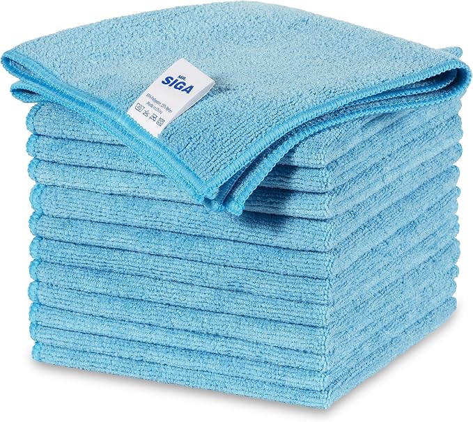MR.SIGA Microfiber Cleaning Cloths, All-Purpose Surface Microfiber Towels by MRSIGA