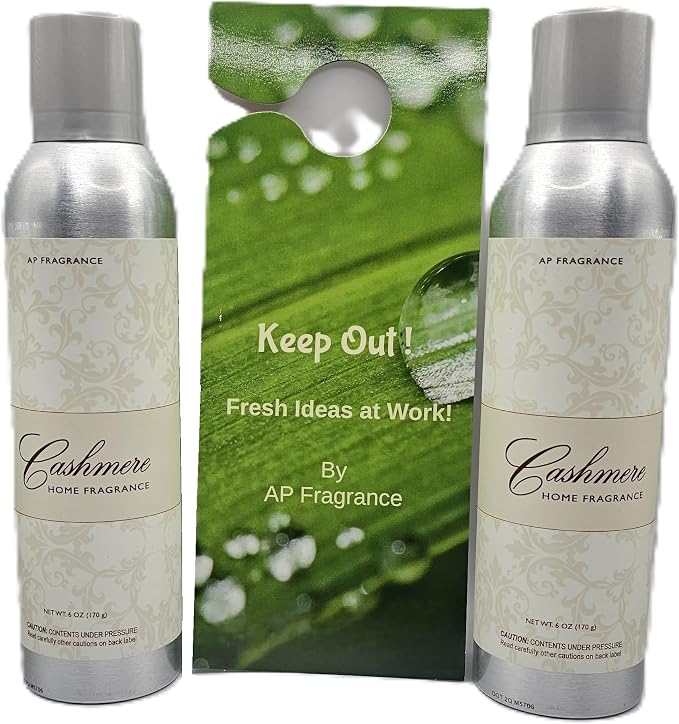 FreshRevive - Cashmere Room Spray Air Freshener - Eliminates Odors, Long-Lasting by APfragrance