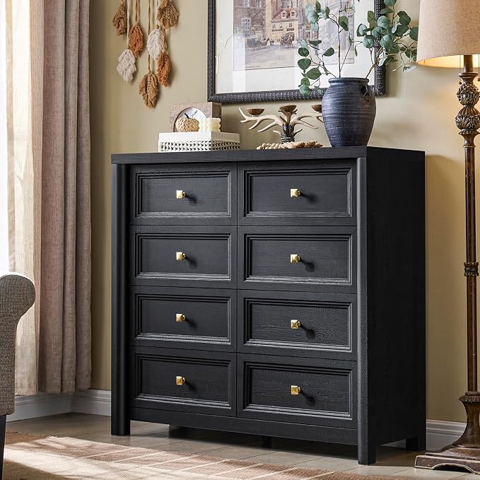 Farmhouse Dresser for Bedroom, Soide Rustic Wood Vintage Dressers Chest of by StandifurnoFurniture